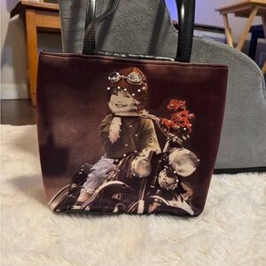 Stylish Black and Brown Women's Bag